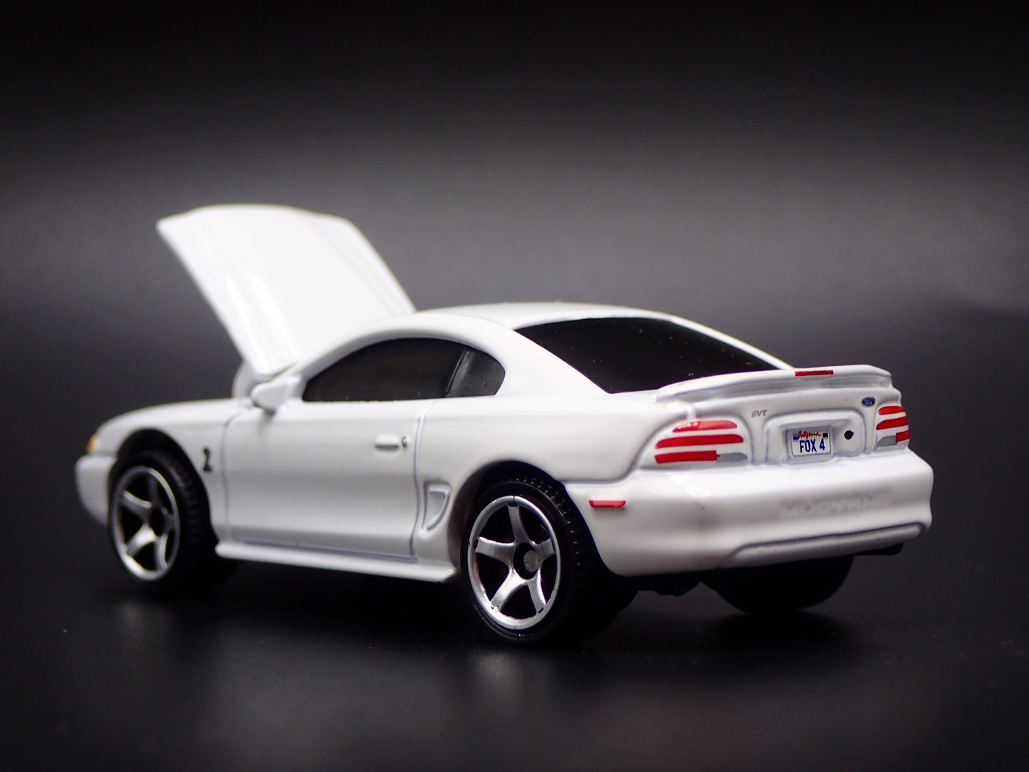 1995 95 FORD MUSTANG SVT COBRA R FOX BODY 1:64 SCALE DIECAST MODEL