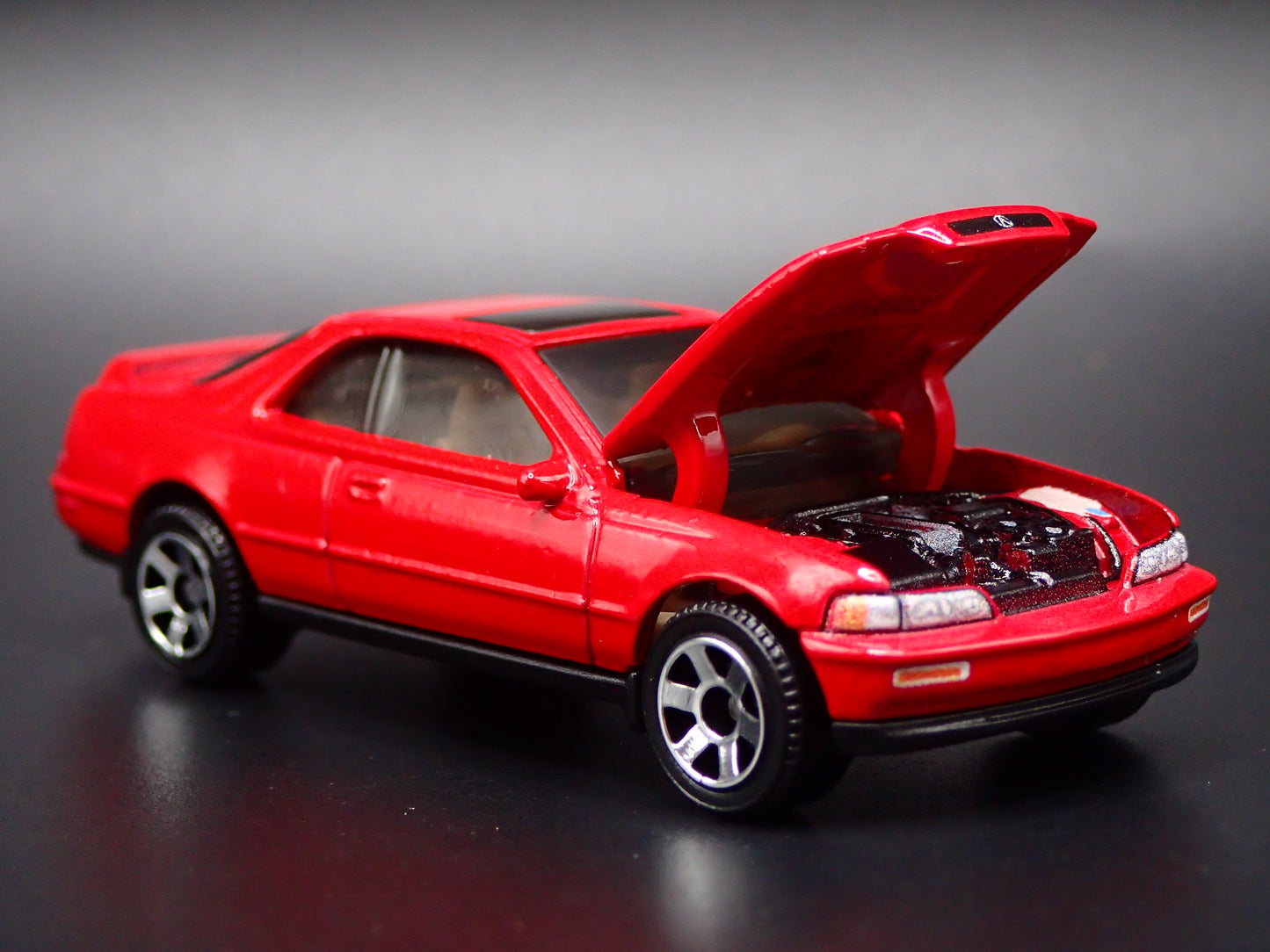 1991-1995 ACURA LEGEND COUPE RED 1:64 SCALE COLLECTIBLE DIECAST MODEL CAR