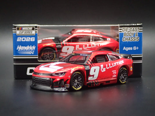 2026 26 CHEVROLET 9 CHASE ELLIOTT LLUMAR NASCAR 1:64 SCALE DIECAST CAR