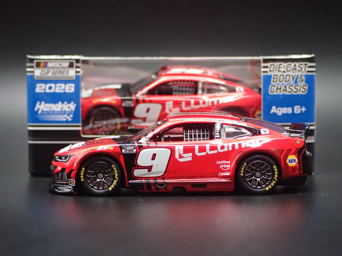 2026 26 CHEVROLET 9 CHASE ELLIOTT LLUMAR NASCAR 1:64 SCALE DIECAST CAR
