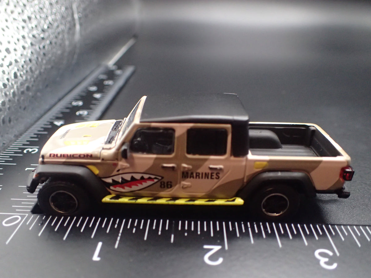 2020-2026 JEEP GLADIATOR RUBICON PICKUP TRUCK MARINES 1:64 SCALE DIECAST MODEL CAR
