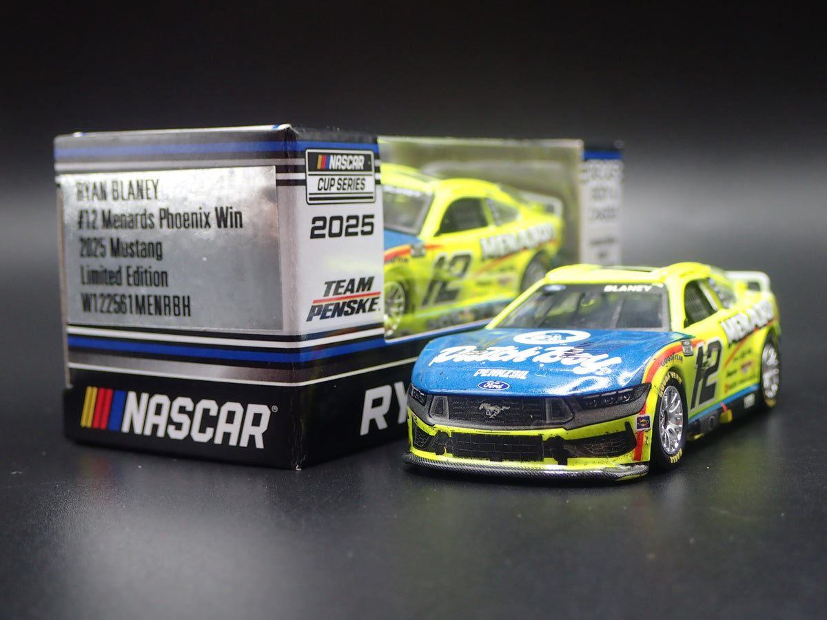 2025 25 FORD MUSTANG #12 RYAN BLANEY MENARDS DUTCH WIN NASCAR 1:64 DIECAST CAR