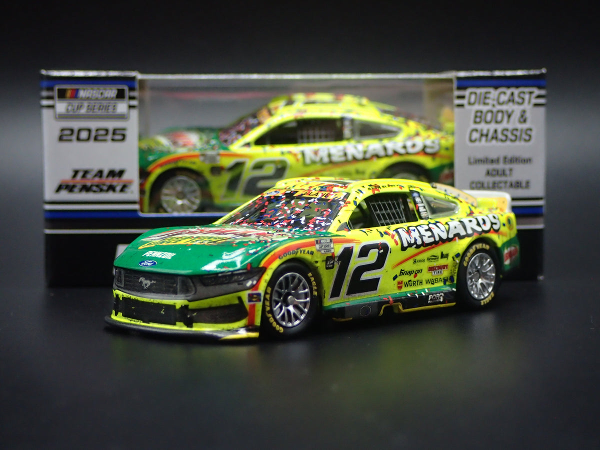 2025 25 FORD MUSTANG #12 RYAN BLANEY LIBMAN WIN NASCAR 1:64 DIECAST CAR