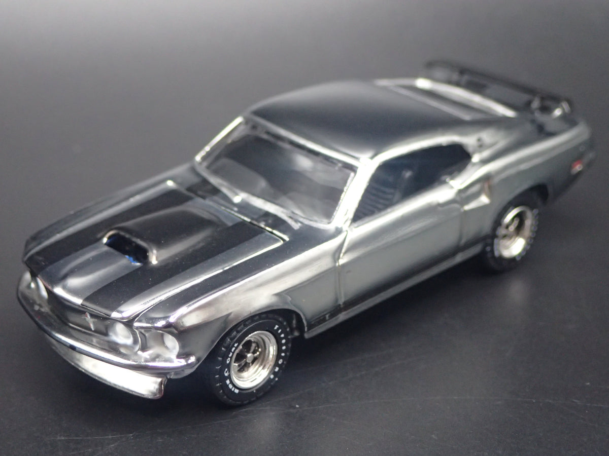 1969 69 FORD MUSTANG BOSS 429 JOHN WICK CHROME 1/64 SCALE DIECAST MODEL CAR