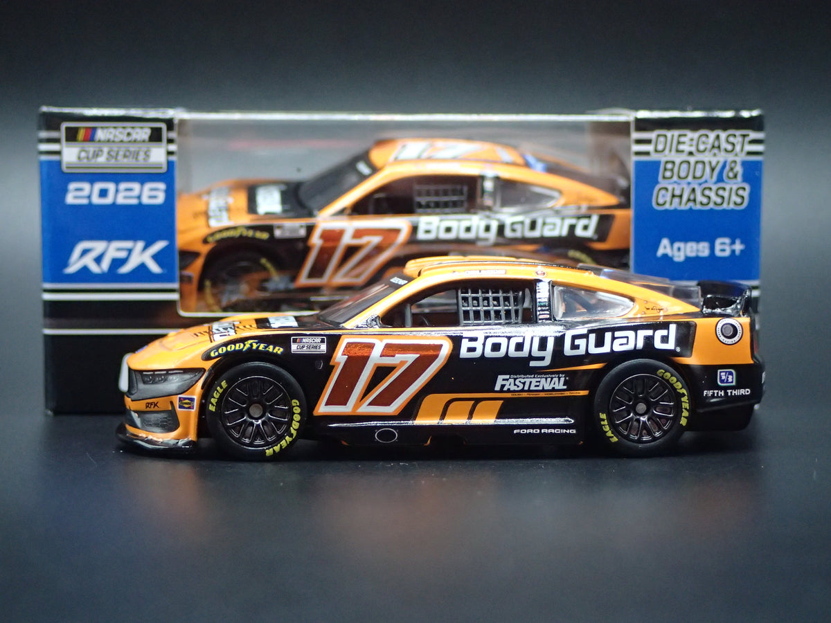 2026 26 FORD MUSTANG #17 CHRIS BUESCHER BODY GUARD NASCAR 1:64 SCALE DIECAST CAR