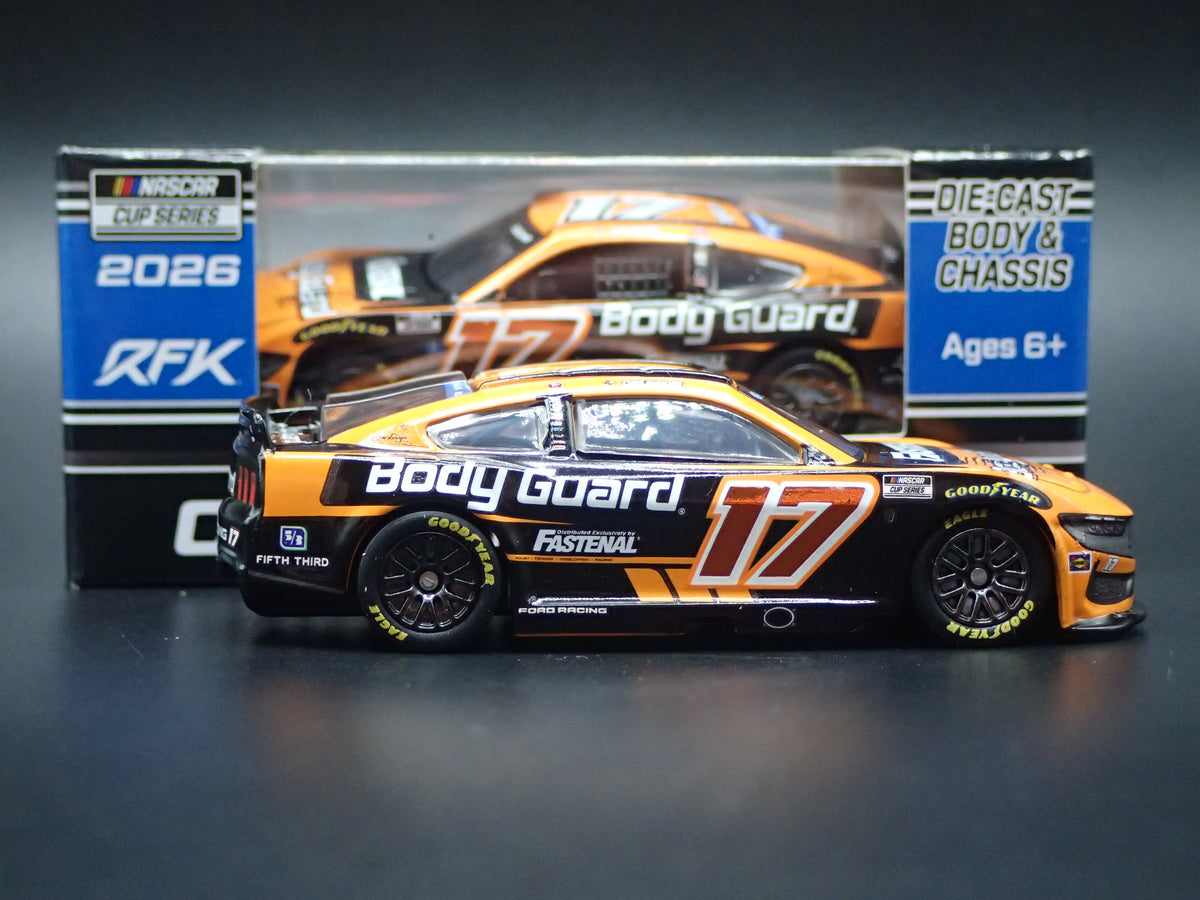 2026 26 FORD MUSTANG #17 CHRIS BUESCHER BODY GUARD NASCAR 1:64 SCALE DIECAST CAR