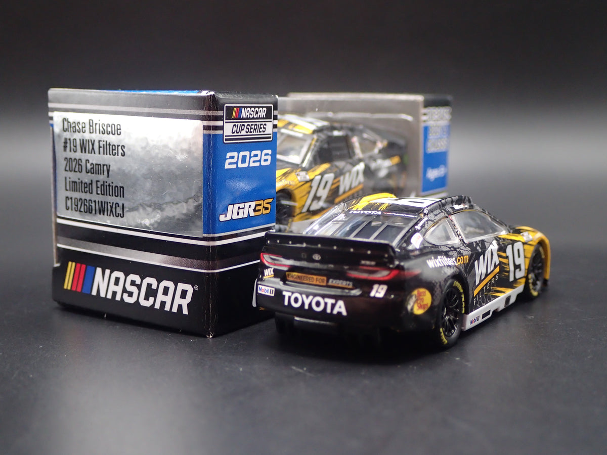 2026 TOYOTA CAMRY 19 CHASE BRISCOE WIX FILTERS NASCAR 1:64 SCALE DIECAST MODEL CAR