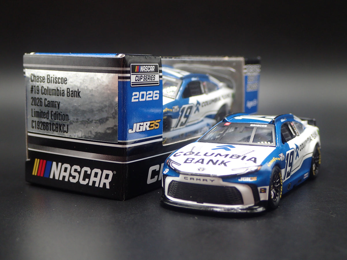 2026 TOYOTA CAMRY 19 CHASE BRISCOE COLUMBIA BANK NASCAR 1:64 SCALE DIECAST MODEL CAR