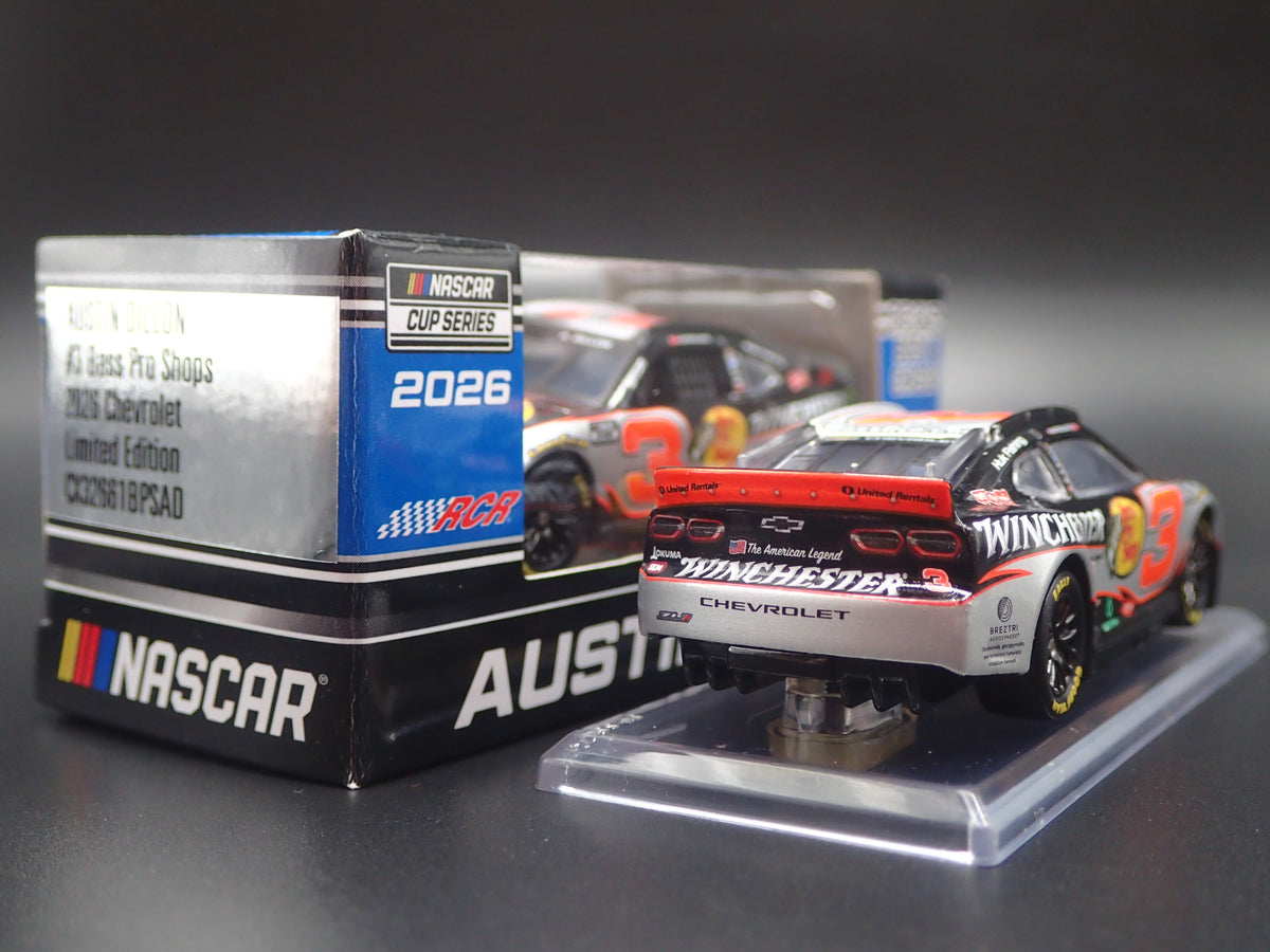 2026 CHEVROLET CAMARO 3 AUSTIN DILLON WINCHESTER NASCAR 1:64 DIECAST MODEL CAR-Burning Rubber Toy Company