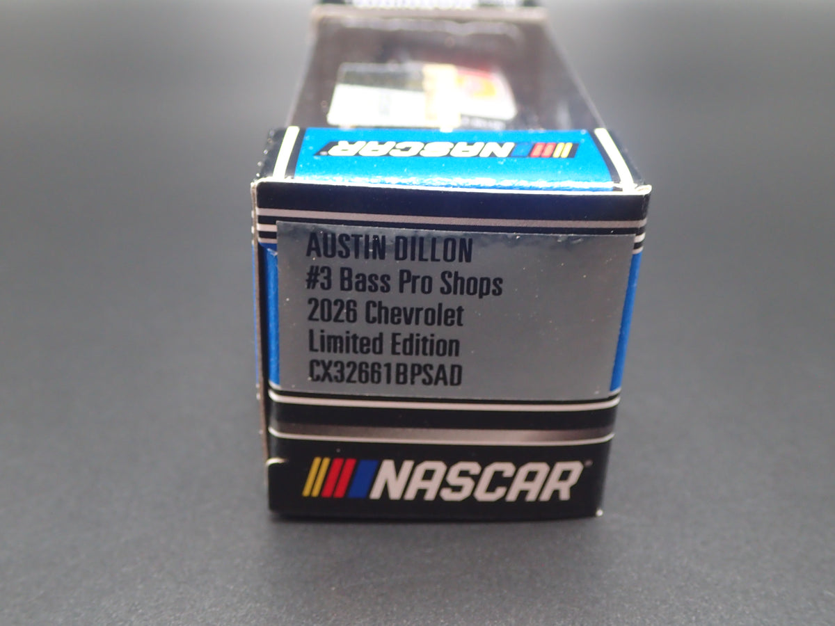 2026 CHEVROLET CAMARO 3 AUSTIN DILLON WINCHESTER NASCAR 1:64 DIECAST MODEL CAR-Burning Rubber Toy Company