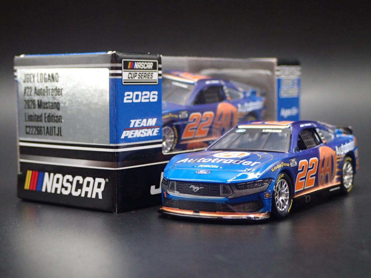 2026 26 FORD MUSTANG 22 JOEY LOGANO AUTOTRADER NASCAR 1:64 SCALE DIECAST CAR