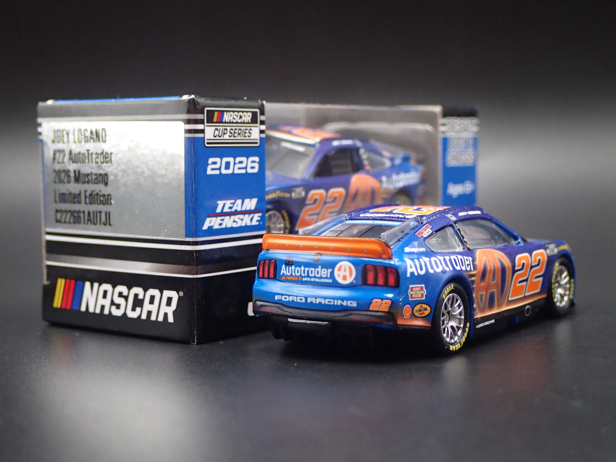 2026 26 FORD MUSTANG 22 JOEY LOGANO AUTOTRADER NASCAR 1:64 SCALE DIECAST CAR