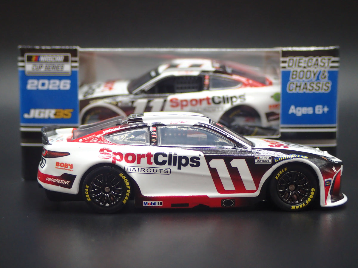 2026 26 TOYOTA CAMRY 11 DENNY HAMLIN SPORTS CLIPS NASCAR 1:64 SCALE DIECAST CAR
