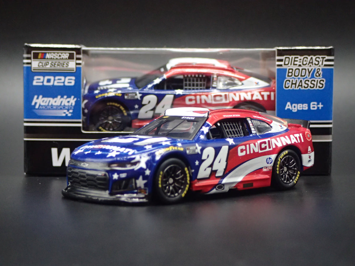 2026 26 CHEVY CAMARO #24 WILLIAM BYRON HP NASCAR 1:64 SCALE DIECAST CAR