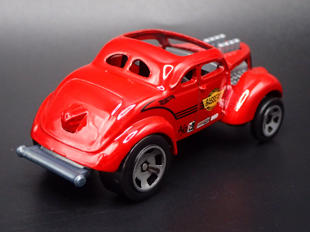 1937 37 FORD COUPE GASSER HOT ROD NHRA RED 1:64 SCALE DIECAST MODEL CAR