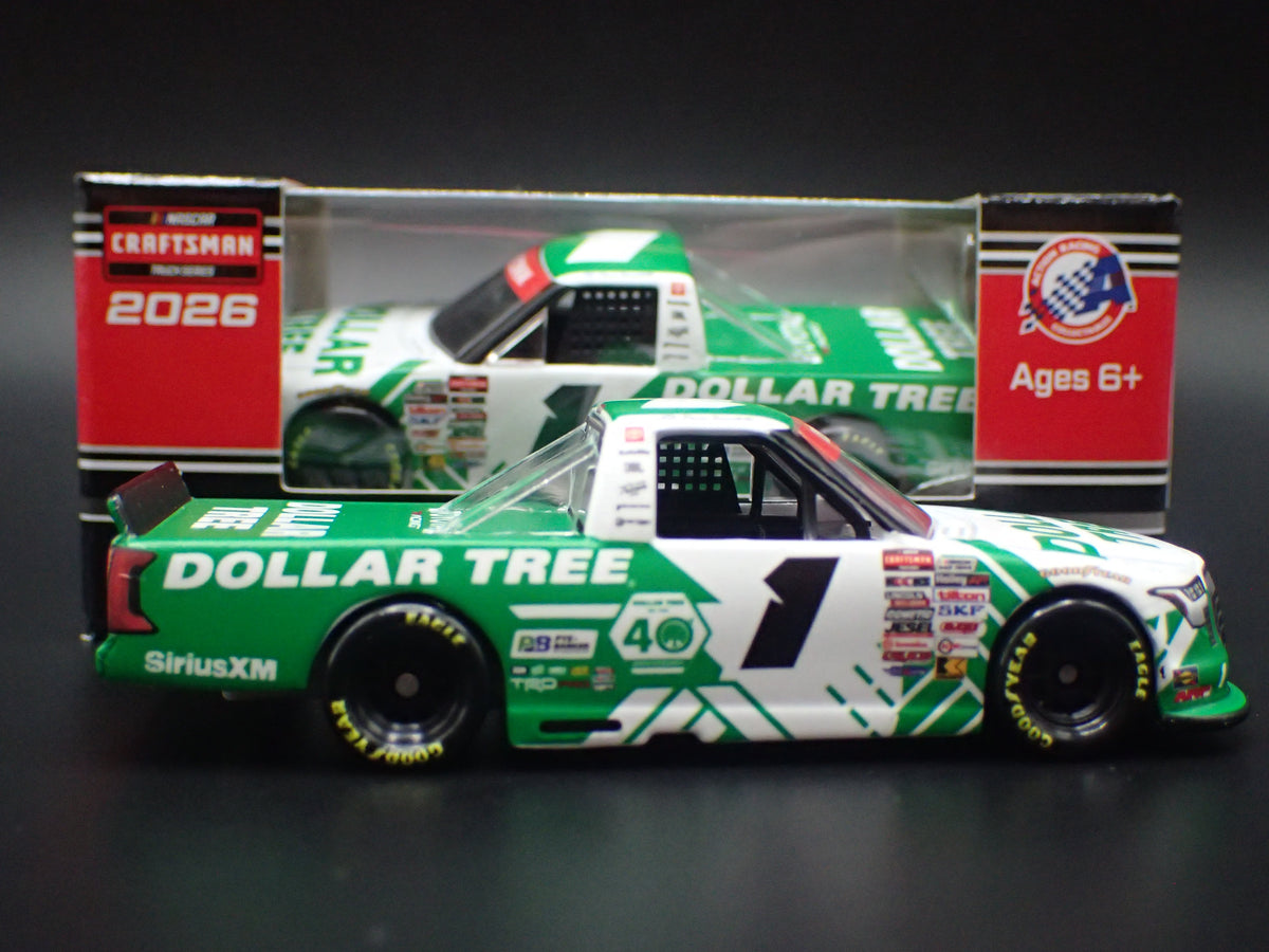 2026 26 TOYOTA TUNDRA TRUCK #1 DARIO FRANCHITTI DOLLAR TREE NASCAR 1:64 SCALE DIECAST CAR