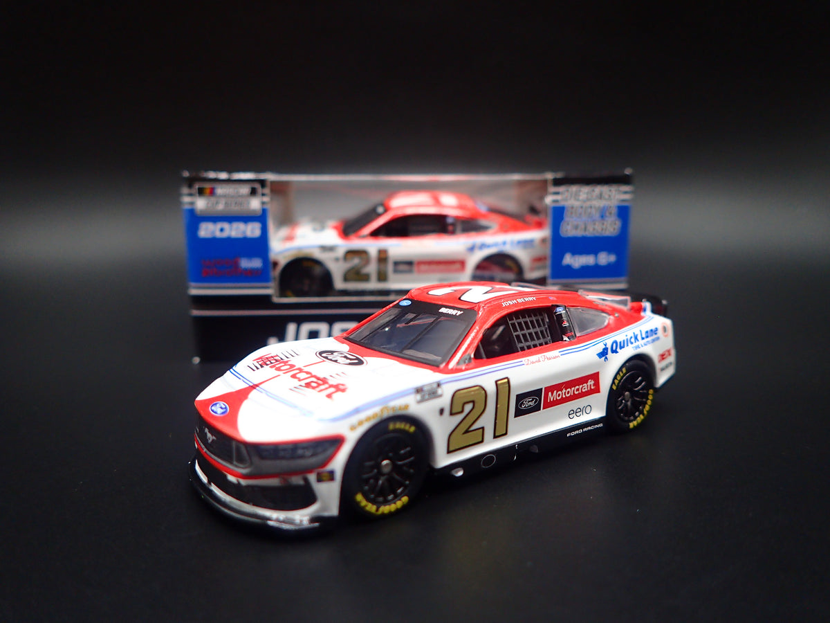 2026 26 FORD MUSTANG #21 JOSH BERRY MOTORCRAFT ANNV NASCAR 1:64 DIECAST CAR-Burning Rubber Toy Company