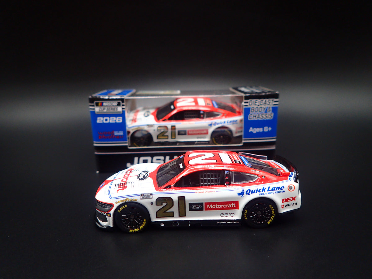 2026 26 FORD MUSTANG #21 JOSH BERRY MOTORCRAFT ANNV NASCAR 1:64 DIECAST CAR-Burning Rubber Toy Company