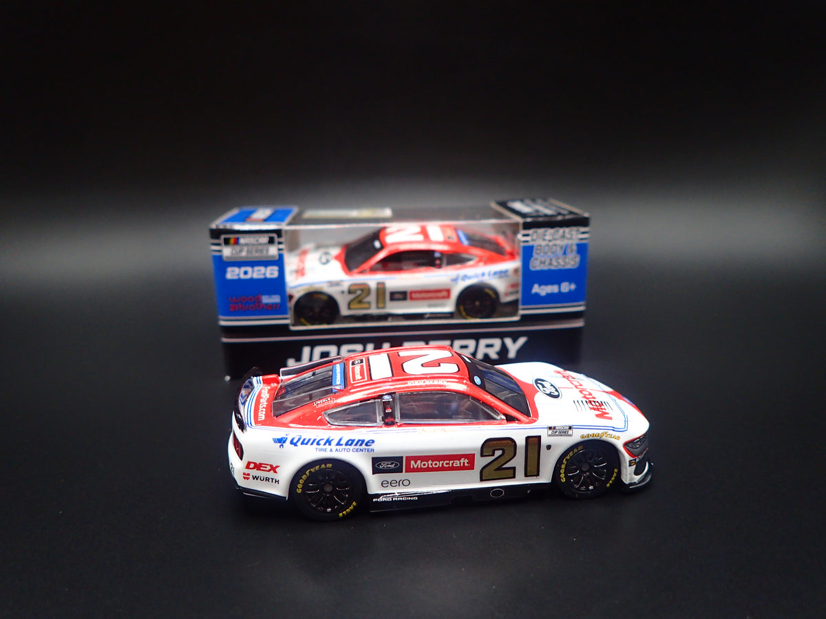 2026 26 FORD MUSTANG #21 JOSH BERRY MOTORCRAFT ANNV NASCAR 1:64 DIECAST CAR-Burning Rubber Toy Company
