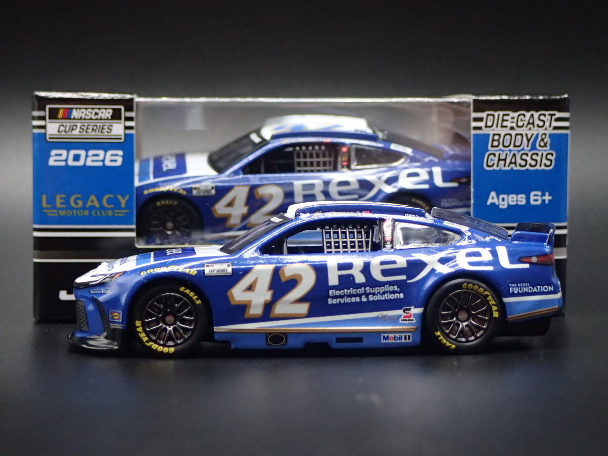 2026 26 TOYOTA CAMRY 42 JOHN HUNTER NEMECHEK REXEL NASCAR 1:64 DIECAST CAR