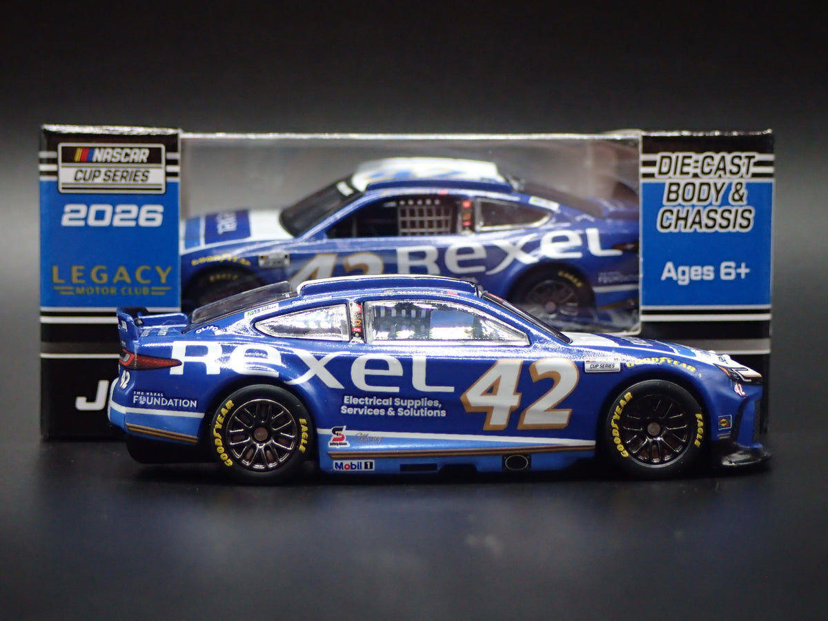 2026 26 TOYOTA CAMRY 42 JOHN HUNTER NEMECHEK REXEL NASCAR 1:64 DIECAST CAR