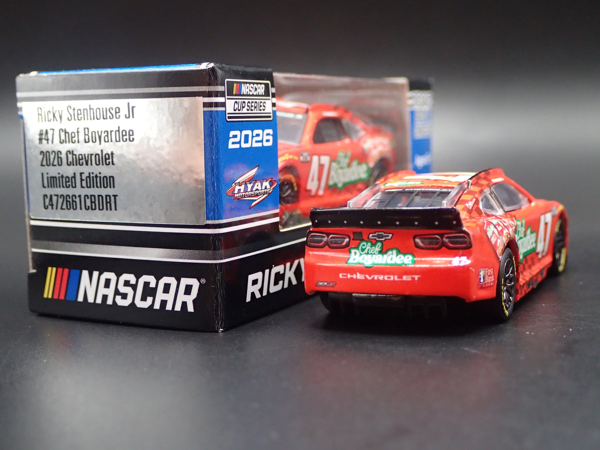 2026 26 CHEVROLET 47 RICKY STENHOUSE JR CHEF BOYARDEE NASCAR 1:64 DIECAST CAR