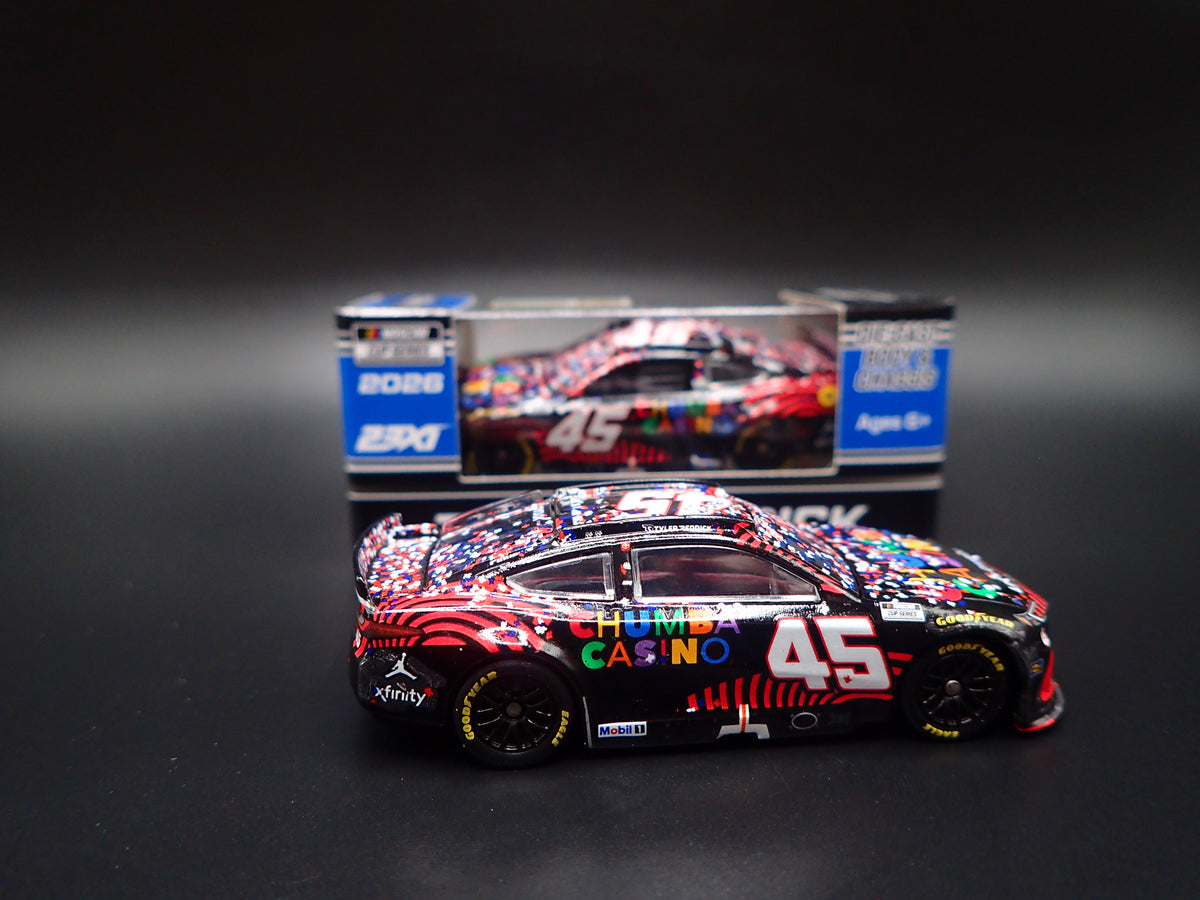 2026 26 TOYOTA CAMRY 45 TYLER REDDICK CHUMBA CASINO WIN NASCAR 1:64 SCALE DIECAST CAR-Burning Rubber Toy Company