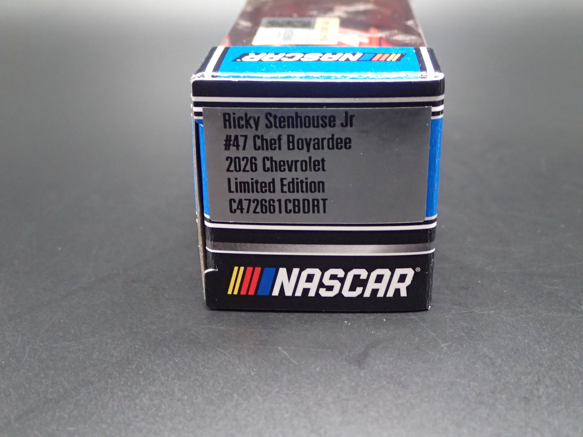 2026 26 CHEVROLET 47 RICKY STENHOUSE JR CHEF BOYARDEE NASCAR 1:64 DIECAST CAR