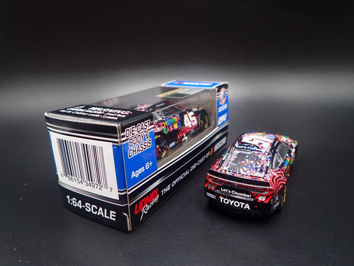 2026 26 TOYOTA CAMRY 45 TYLER REDDICK CHUMBA CASINO WIN NASCAR 1:64 SCALE DIECAST CAR-Burning Rubber Toy Company