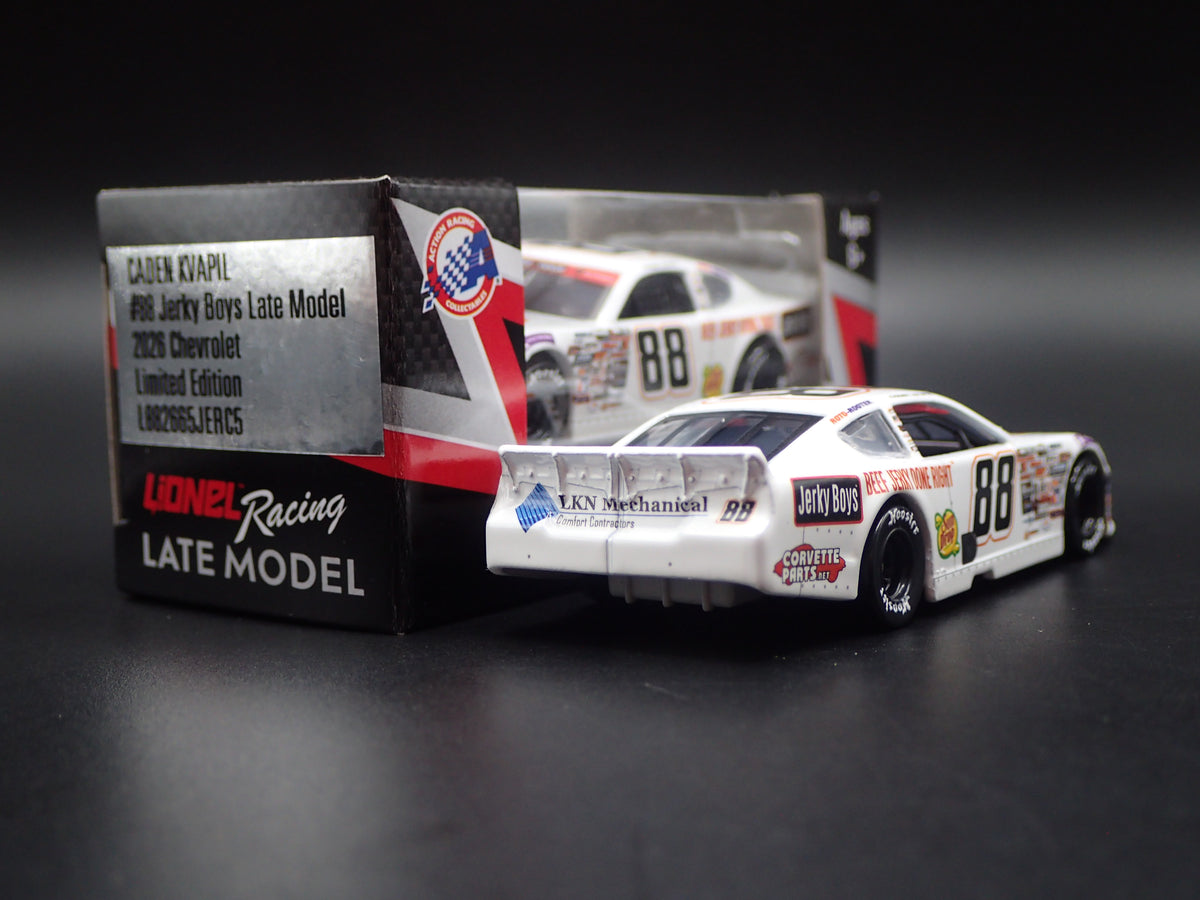 2026 26 CHEVROLET #88 CARSON KVAPIL JERKY BOYS LATE MODEL NASCAR 1:64 DIECAST CAR