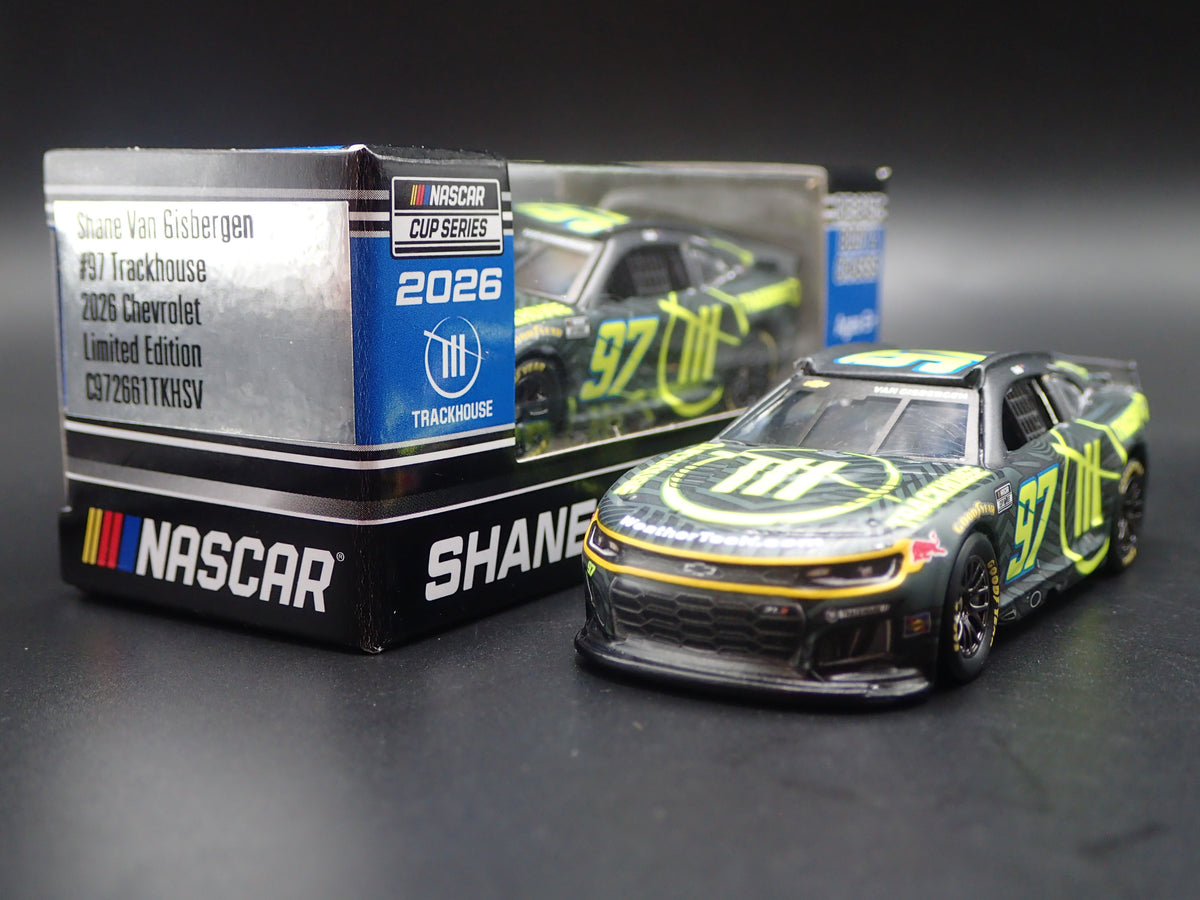 2026 CHEVROLET 97 SHANE VAN GISBERGEN TRACKHOUSE NASCAR 1:64 DIECAST MODEL CAR