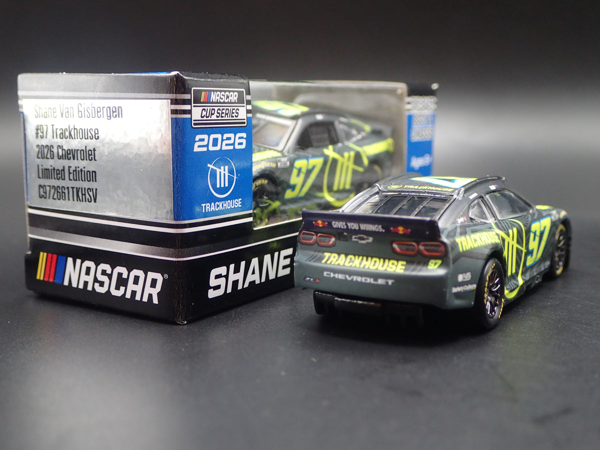 2026 CHEVROLET 97 SHANE VAN GISBERGEN TRACKHOUSE NASCAR 1:64 DIECAST MODEL CAR