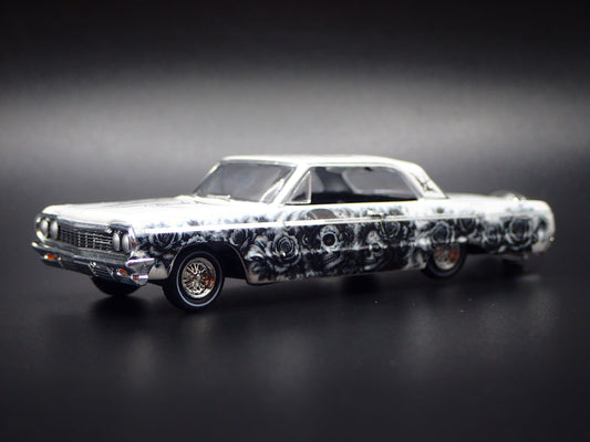 1964 64 CHEVY CHEVROLET IMPALA SS 283 1:64 SCALE DIORAMA DIECAST CAR