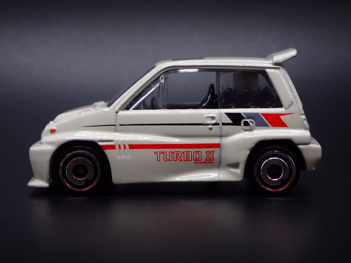 1981-1986 HONDA CITY TURBO II WHITE 1:64 SCALE COLLECTIBLE DIECAST MODEL CAR