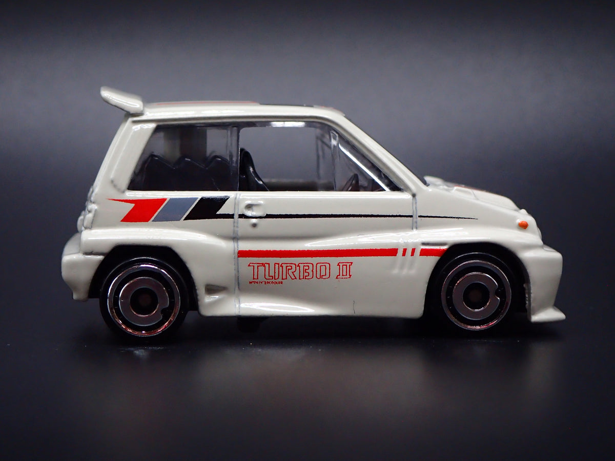 1981-1986 HONDA CITY TURBO II WHITE 1:64 SCALE COLLECTIBLE DIECAST MODEL CAR