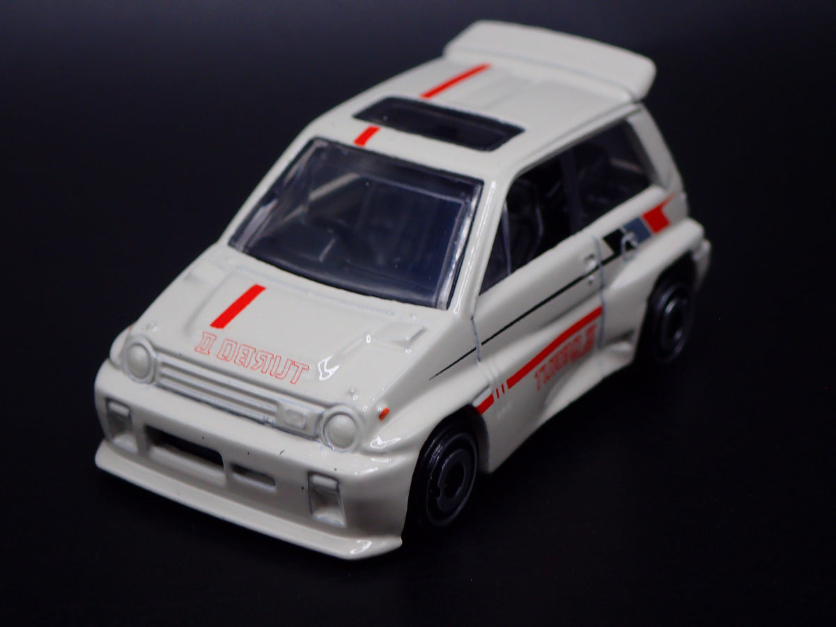 1981-1986 HONDA CITY TURBO II WHITE 1:64 SCALE COLLECTIBLE DIECAST MODEL CAR