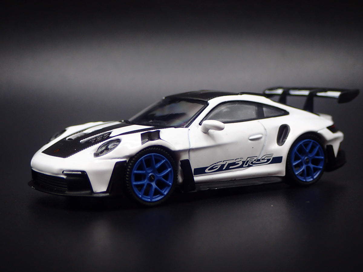 2018-2026 PORSCHE 911 GT3 RS 992 WHITE 1:64 SCALE DIORAMA DIECAST MODEL CAR