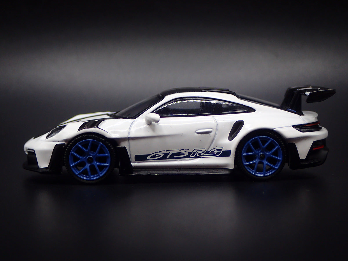 2018-2026 PORSCHE 911 GT3 RS 992 WHITE 1:64 SCALE DIORAMA DIECAST MODEL CAR