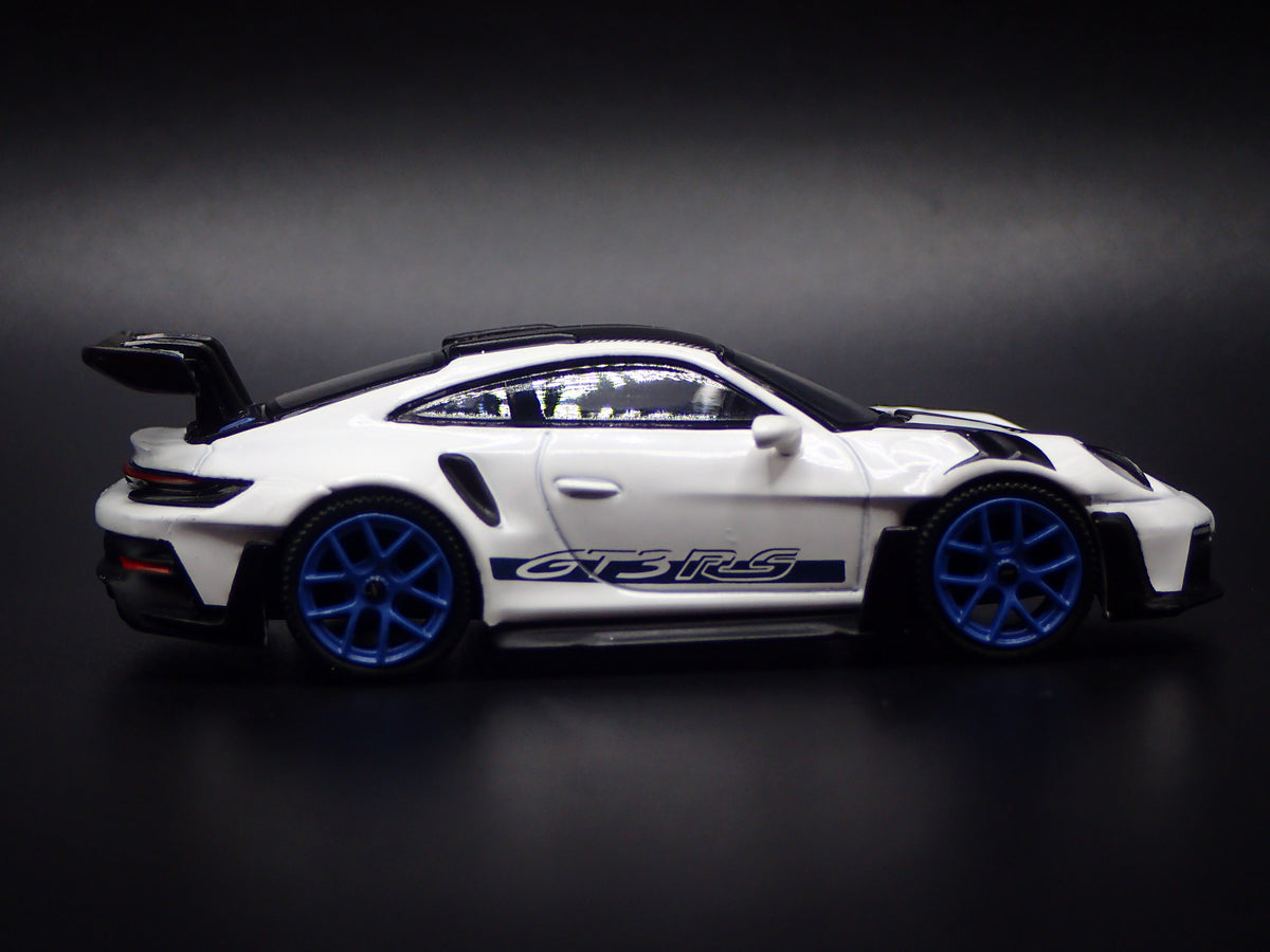 2018-2026 PORSCHE 911 GT3 RS 992 WHITE 1:64 SCALE DIORAMA DIECAST MODEL CAR