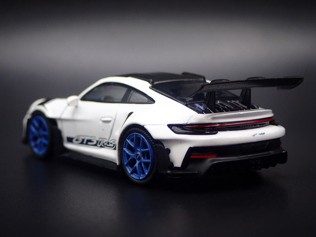 2018-2026 PORSCHE 911 GT3 RS 992 WHITE 1:64 SCALE DIORAMA DIECAST MODEL CAR