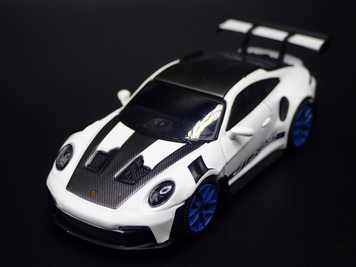 2018-2026 PORSCHE 911 GT3 RS 992 WHITE 1:64 SCALE DIORAMA DIECAST MODEL CAR
