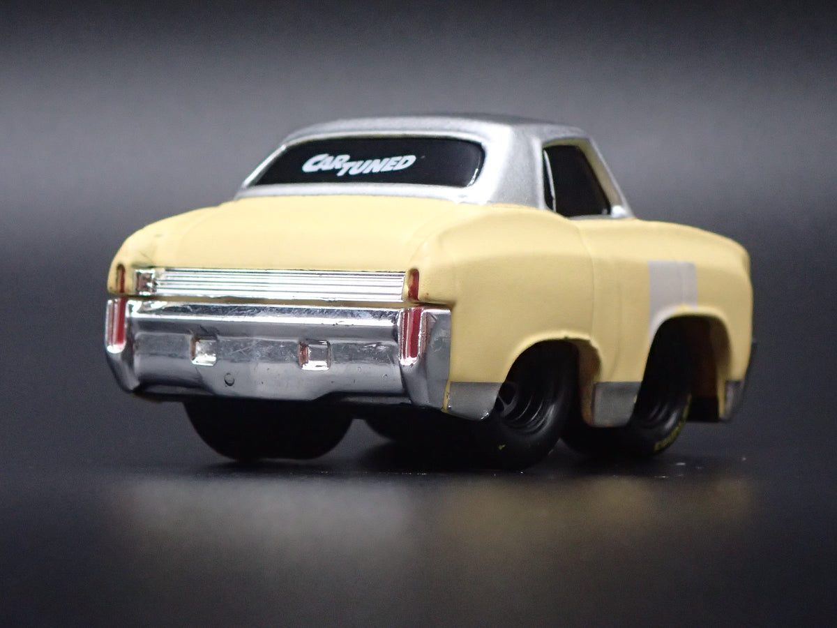 1970 70 CHEVY CHEVROLET MONTE CARLO CAR TUNED CREAM 1:64 SCALE DIECAST MODEL CAR