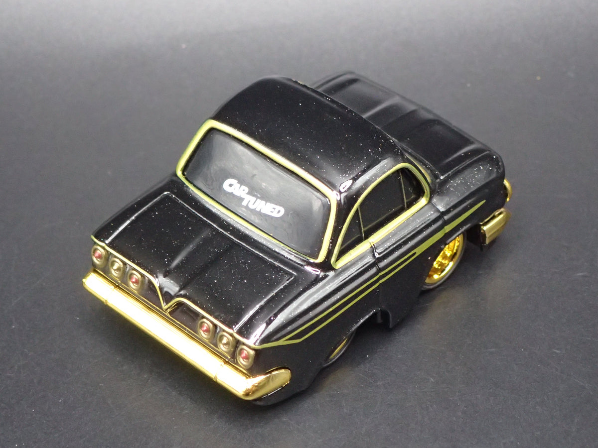 1961 61 CHEVY CHEVROLET IMPALA CAR TUNED BLACK 1:64 SCALE DIECAST MODEL CAR