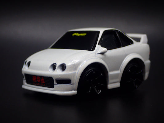 1995-2001 ACURA INTEGRA TYPE R WHITE CAR TUNED 1:64 SCALE DIECAST MODEL CAR