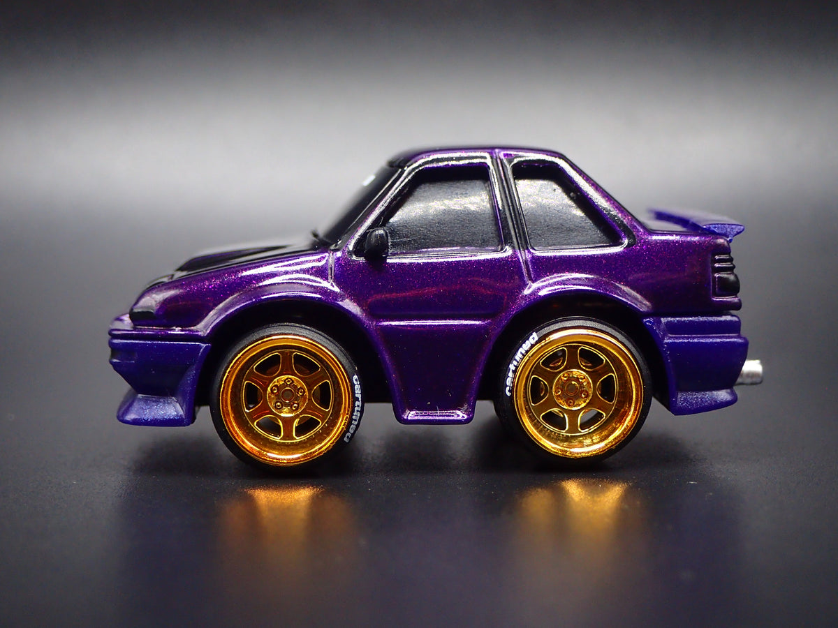 1983-1987 TOYOTA COROLLA CAR TUNED PURPLE JDM 1/64 SCALE DIECAST MODEL CAR