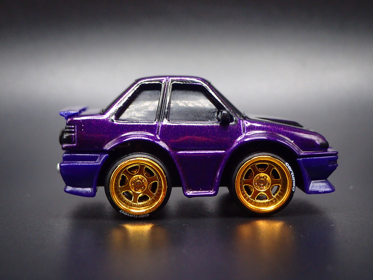 1983-1987 TOYOTA COROLLA CAR TUNED PURPLE JDM 1/64 SCALE DIECAST MODEL CAR
