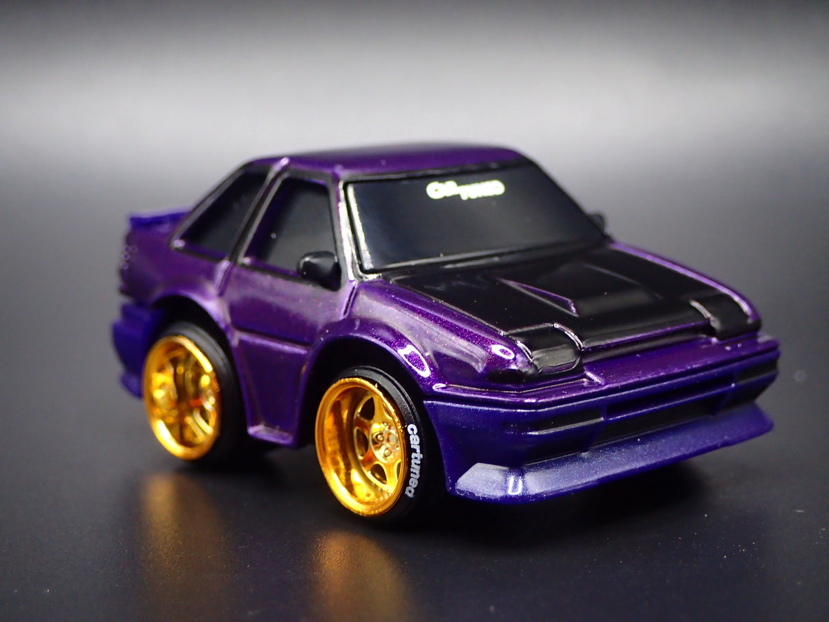 1983-1987 TOYOTA COROLLA CAR TUNED PURPLE JDM 1/64 SCALE DIECAST MODEL CAR