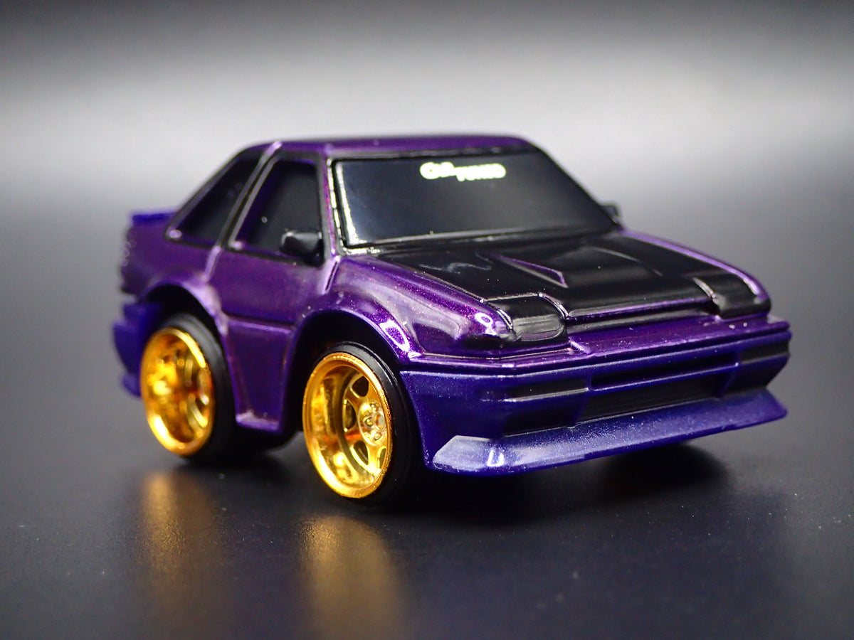 1983-1987 TOYOTA COROLLA CAR TUNED PURPLE JDM 1/64 SCALE DIECAST MODEL CAR