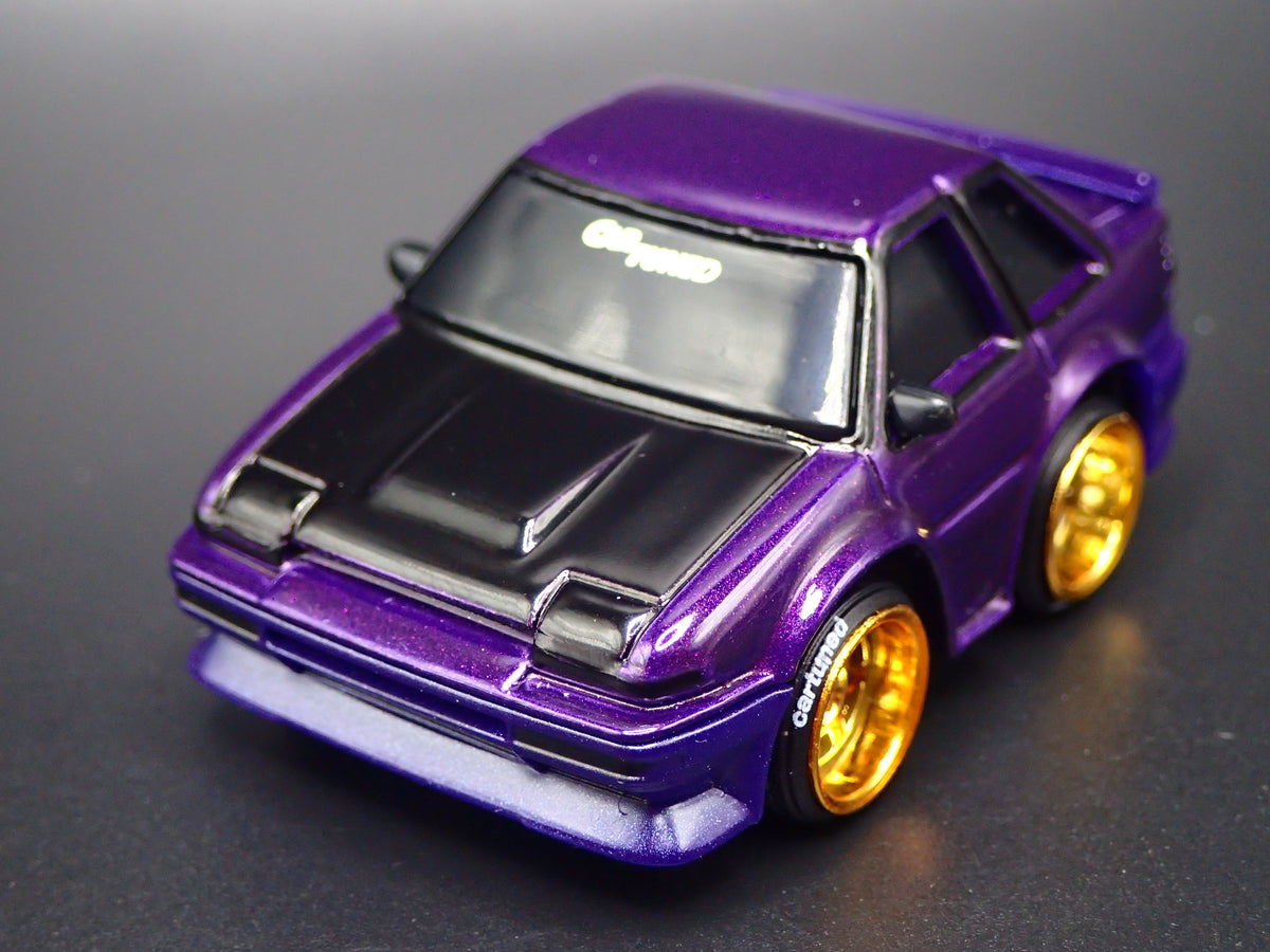 1983-1987 TOYOTA COROLLA CAR TUNED PURPLE JDM 1/64 SCALE DIECAST MODEL CAR