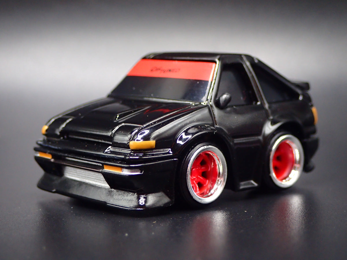 1983-1987 TOYOTA SPRINTER CAR TUNED JDM BLACK 1/64 SCALE DIECAST MODEL CAR